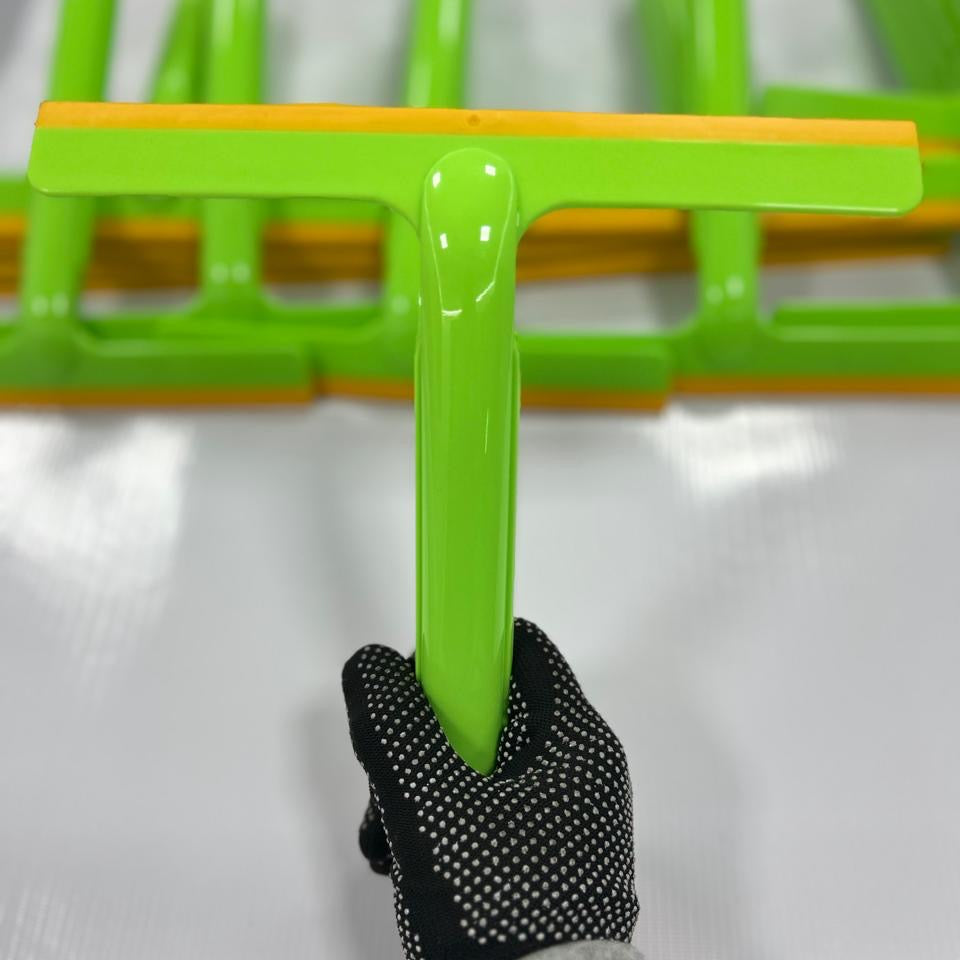 Espátula plástica verde / azul multiuso