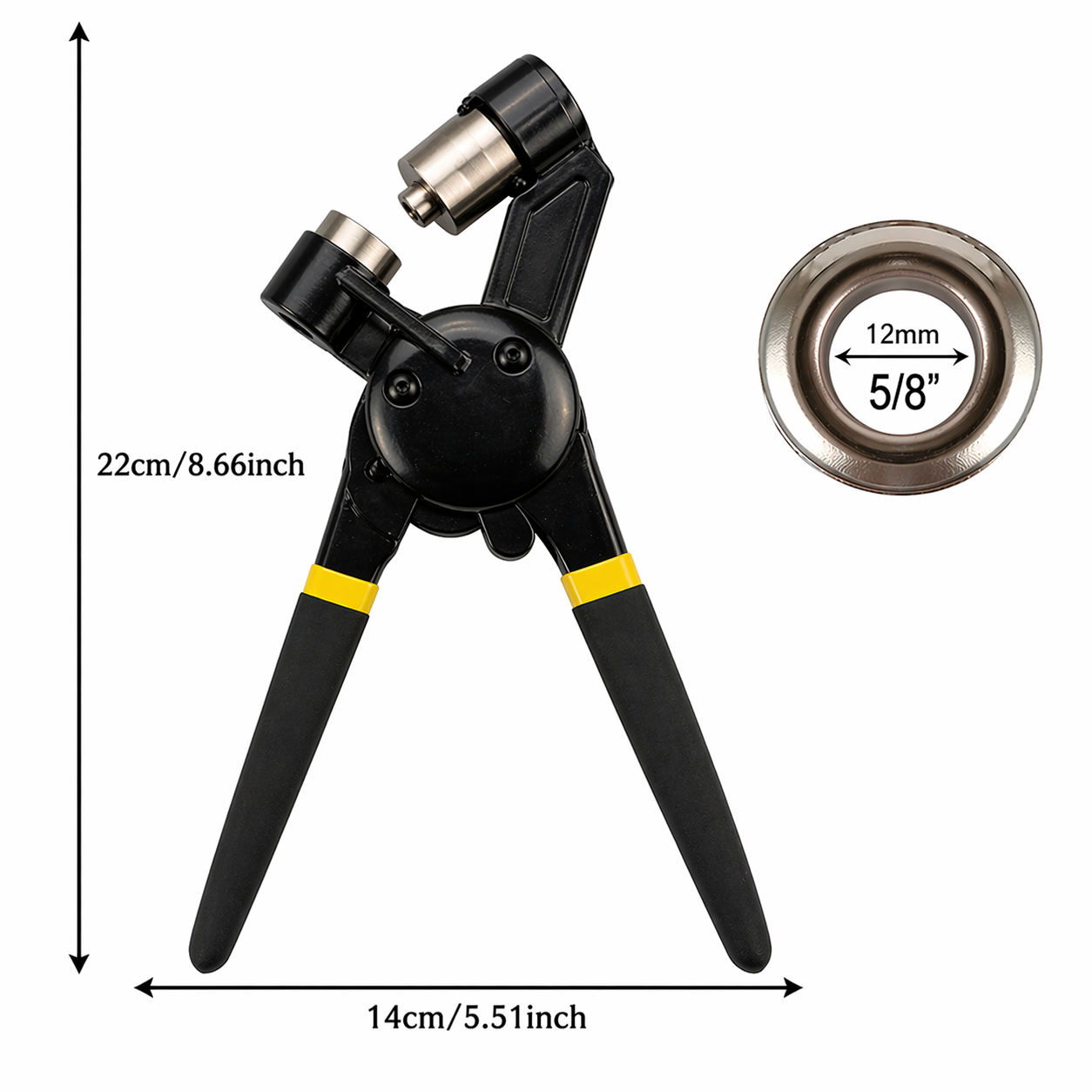Maquina manual troquel 5/8  y 1/2 [ 12mm ] [ 10mm ]