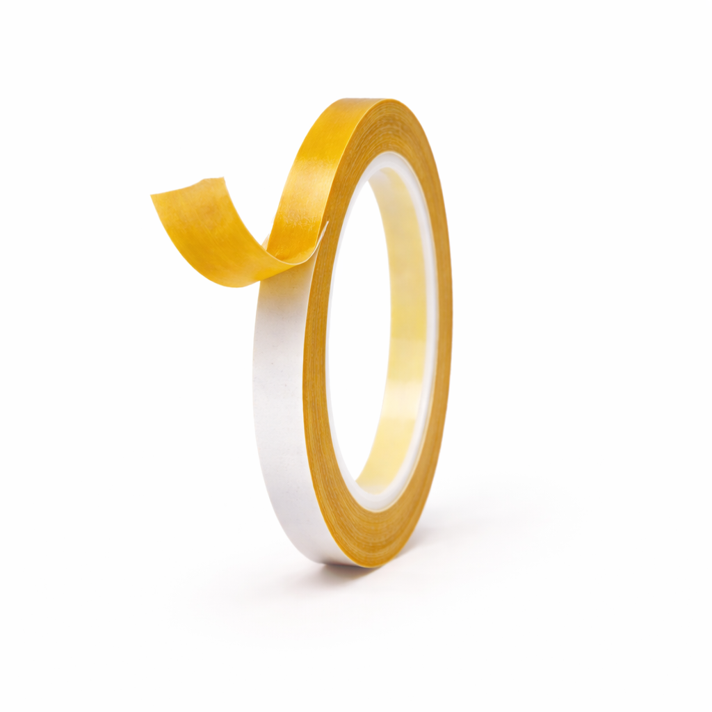 Cinta doble cara PVC blanca profesional para montaje -1CM X 50mts