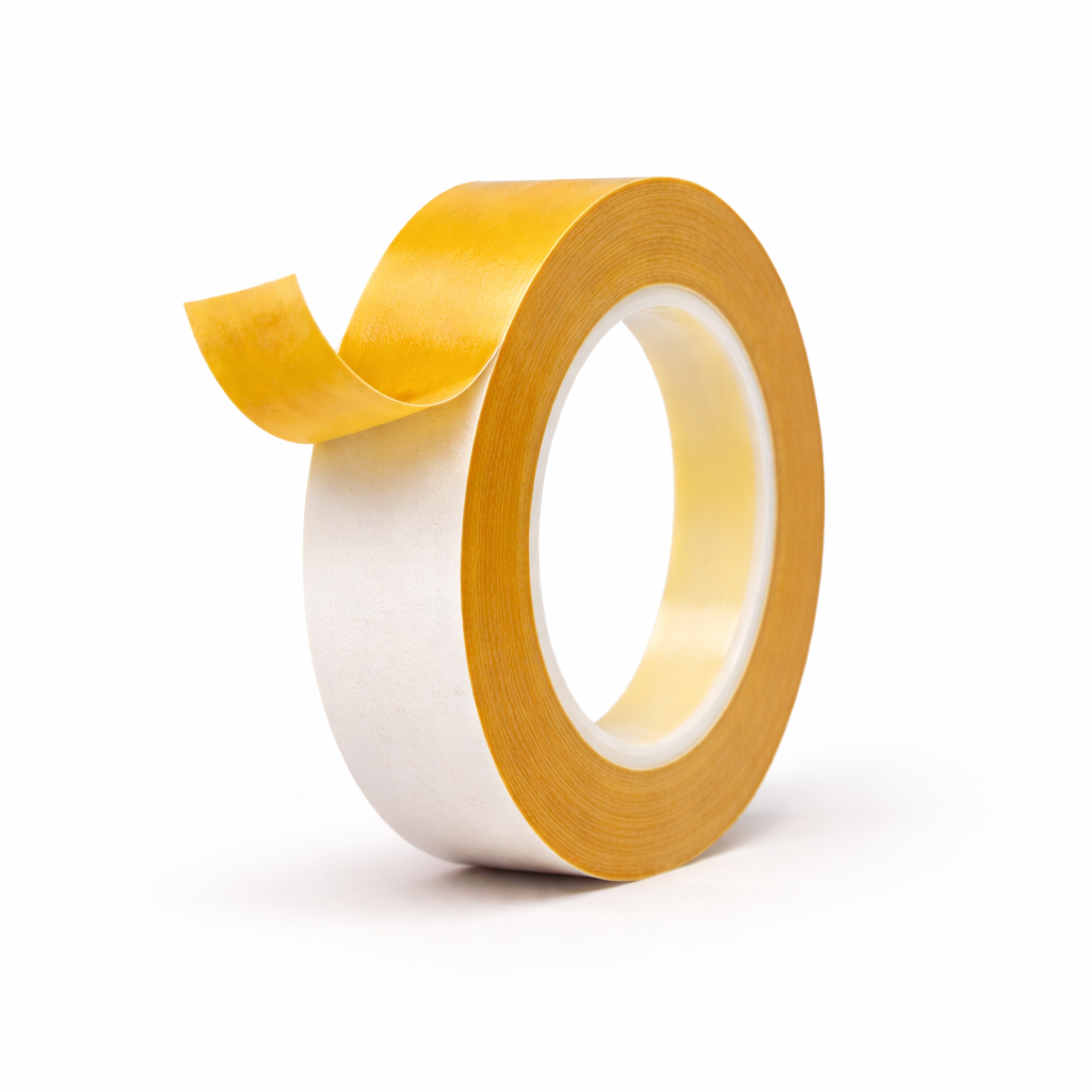 Cinta doble cara PVC blanca profesional para montaje -2CM X 50mts